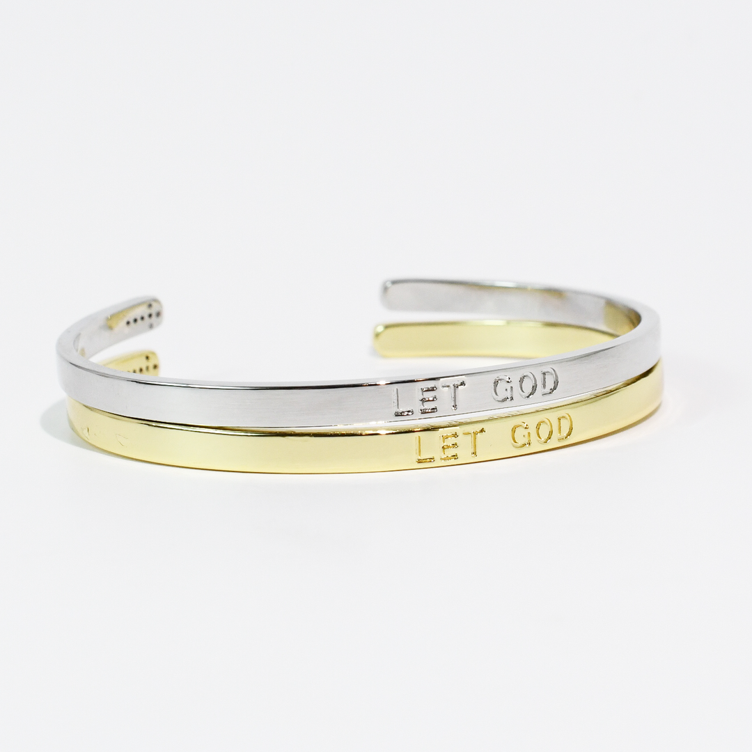 Accessories, Bracelets - Let God Bangle - - Cultured Cloths Apparel
