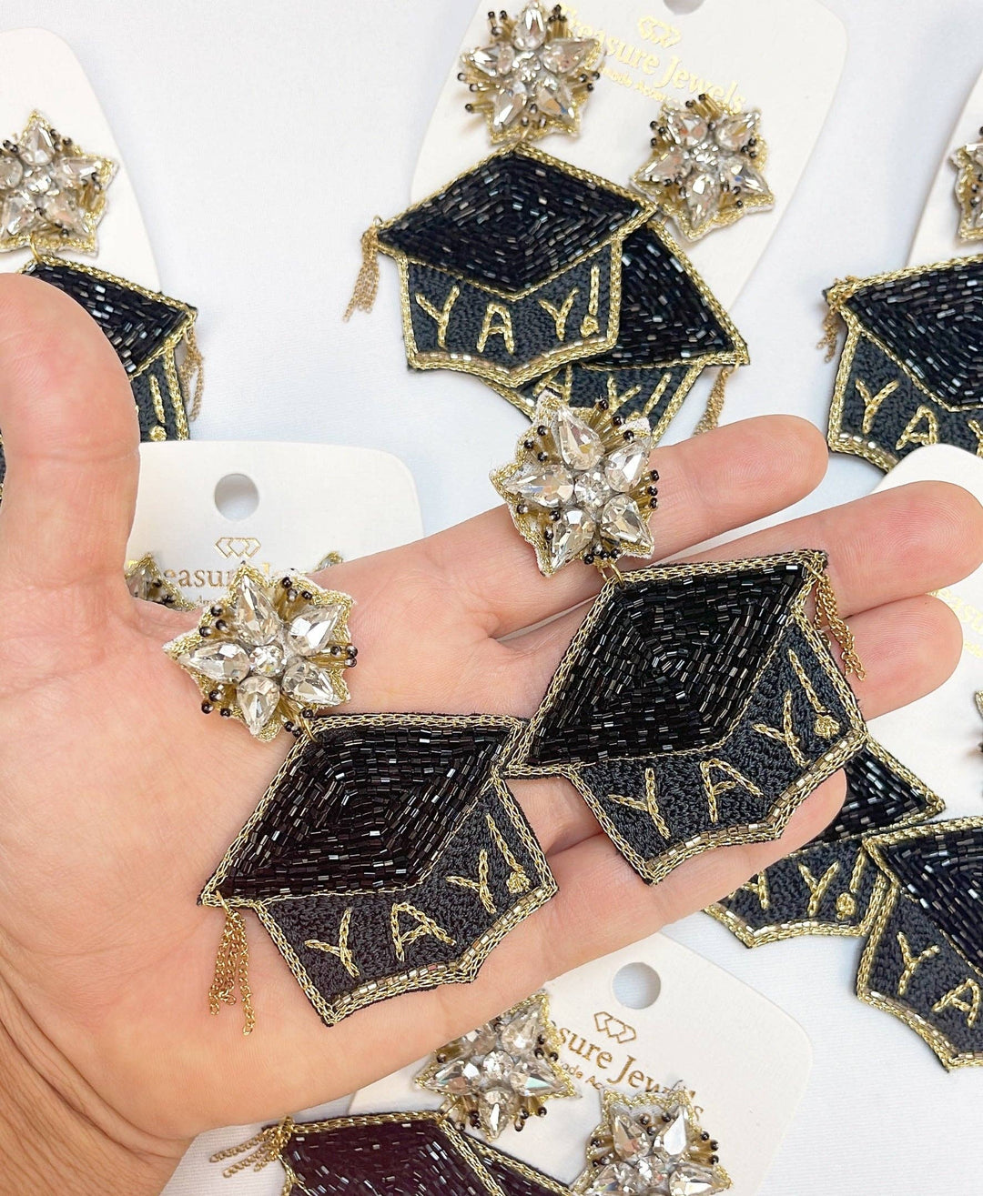 Accessories, Earrings - Graduation Cap - - Cultured Cloths Apparel