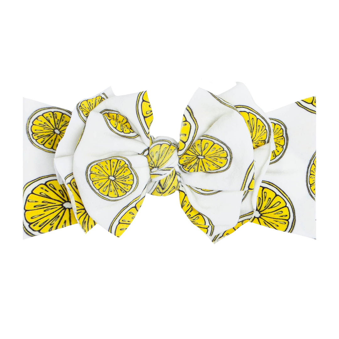 Accessories - Baby Bling® Printed FAB® soft nylon bow headband - - Cultured Cloths Apparel