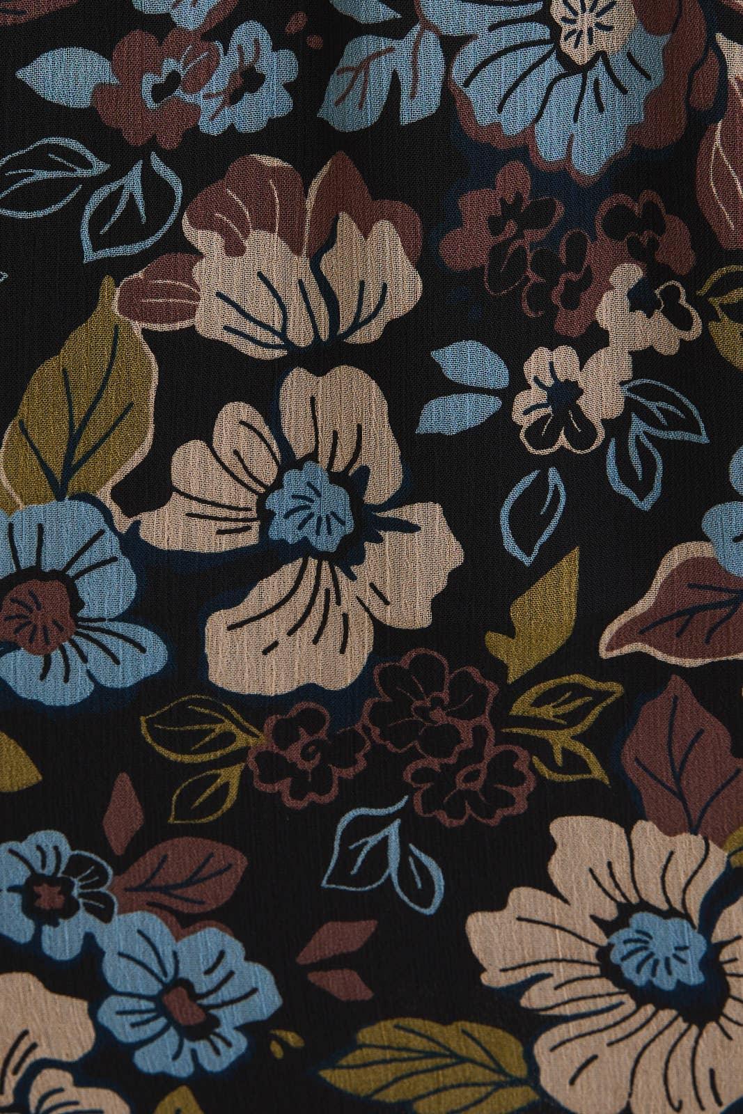 Women's Dresses - SURPLICE SHIRRING 3/4 SLEEVE FLORAL DRESS - - Cultured Cloths Apparel