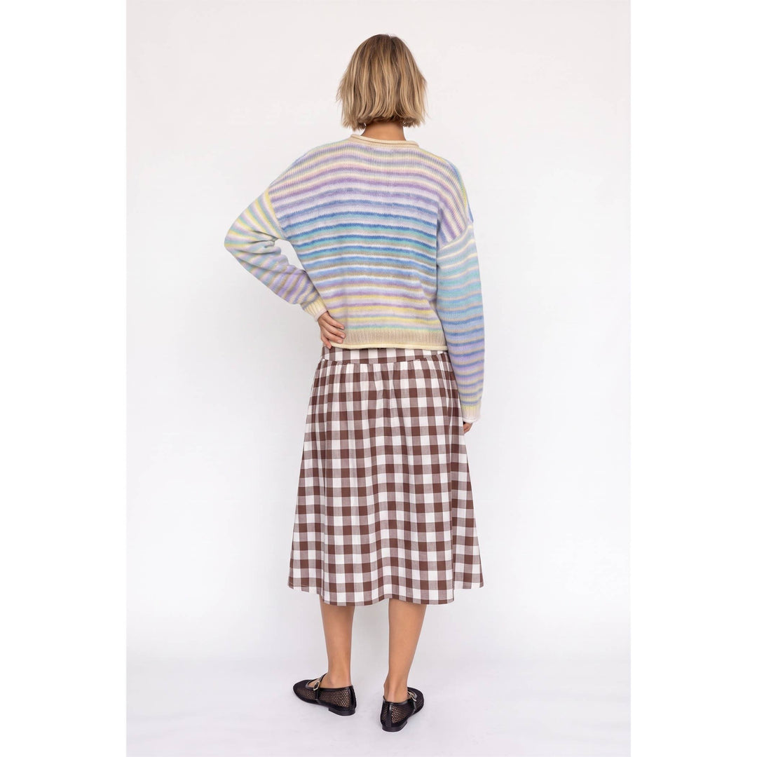 Multi color button up cardigan