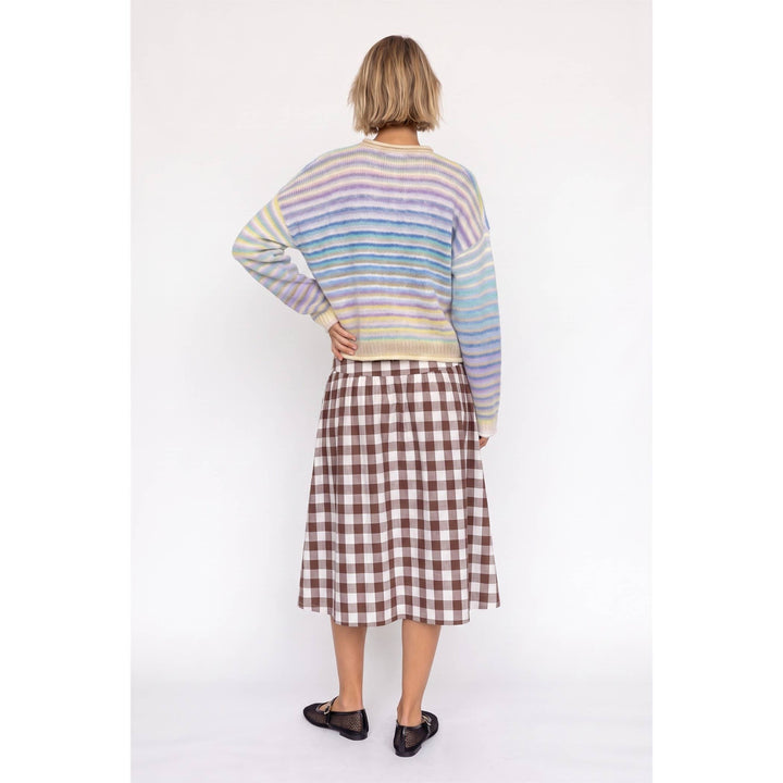 Multi color button up cardigan
