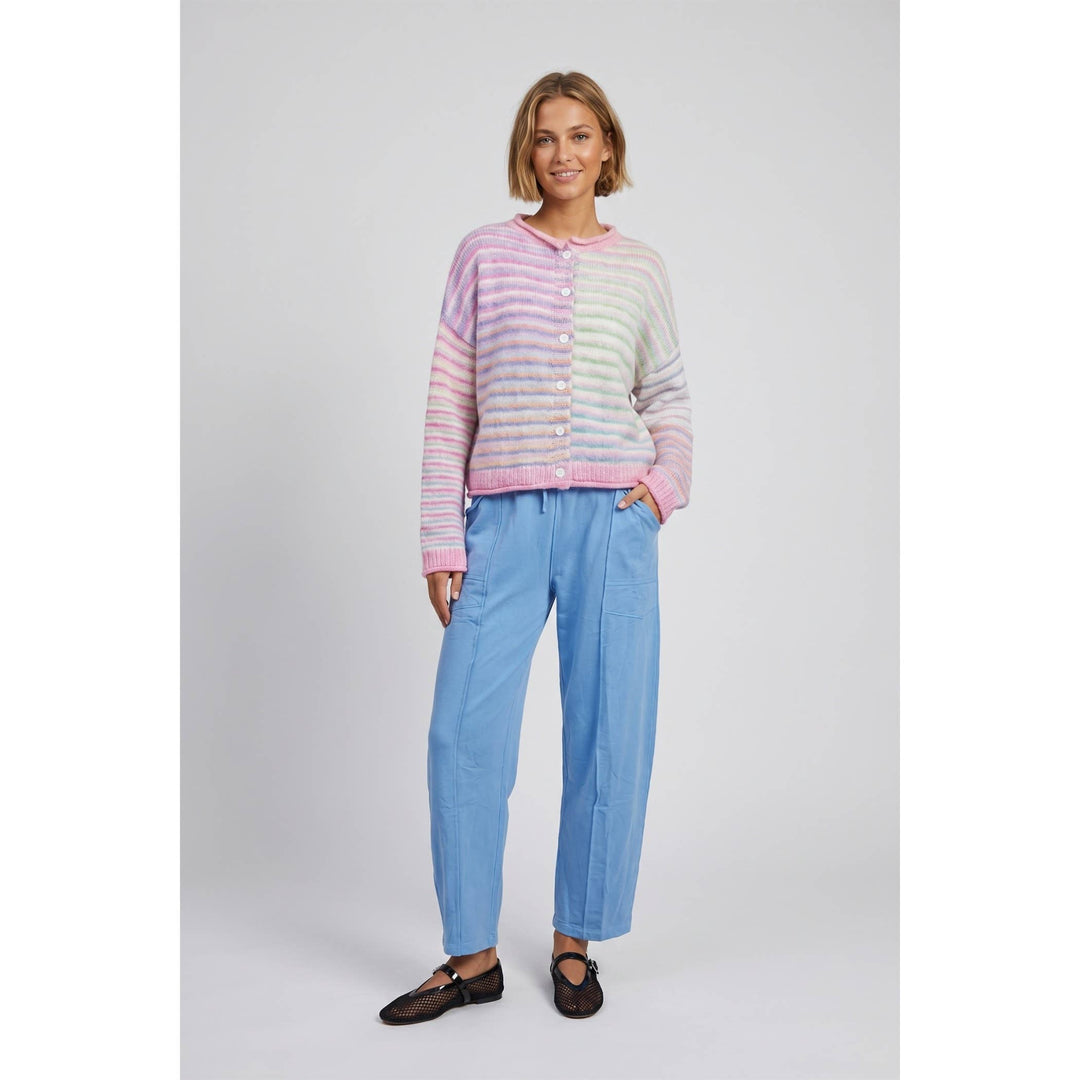 Multi color button up cardigan