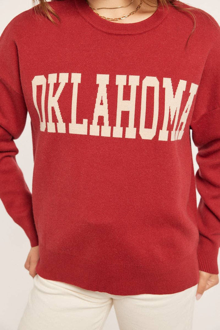 Oklahoma Graphic Crewneck Sweater
