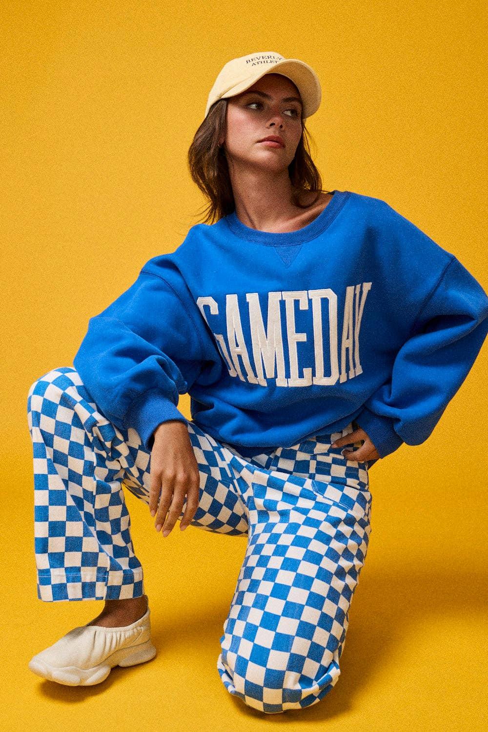 Graphic T-Shirts - Heather Gameday Sweatshirt - - Cultured Cloths Apparel