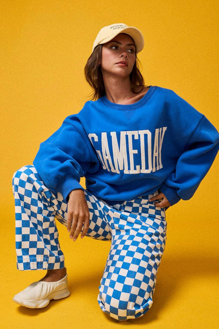 Graphic T-Shirts - Heather Gameday Sweatshirt - - Cultured Cloths Apparel