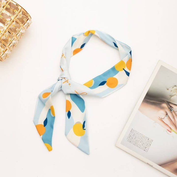 Accessories, Scarves - SOFT SILKY SKINNY TWILLY SCARF NECKLACE WRAP - - Cultured Cloths Apparel