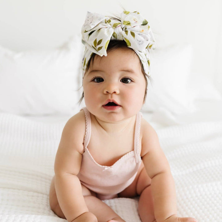 Accessories - Baby Bling® Printed FAB® soft nylon bow headband - - Cultured Cloths Apparel