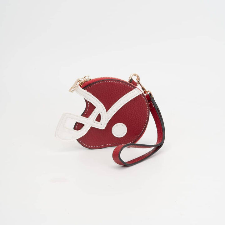Football Helmet Coin Purse Wristlet