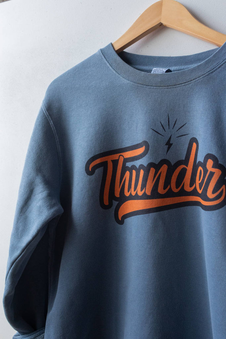 Graphic T-Shirts - Oklahoma City Thunder Traditions Pullover Sweatshirt - - Cultured Cloths Apparel