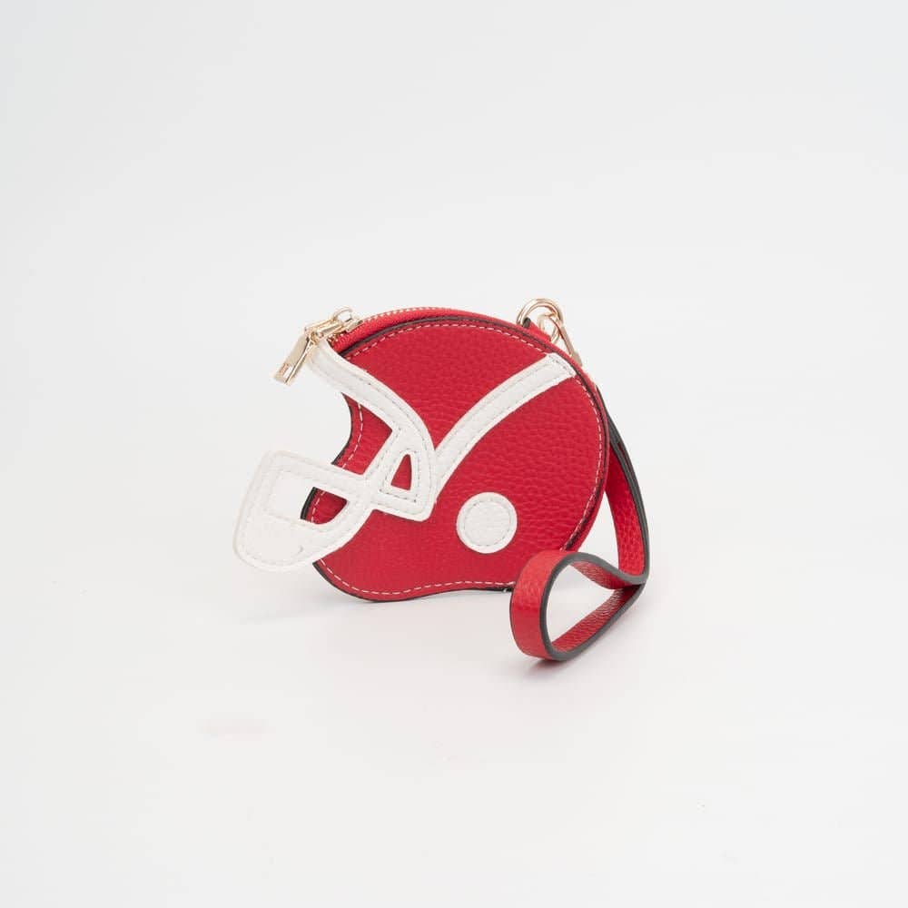 Football Helmet Coin Purse Wristlet