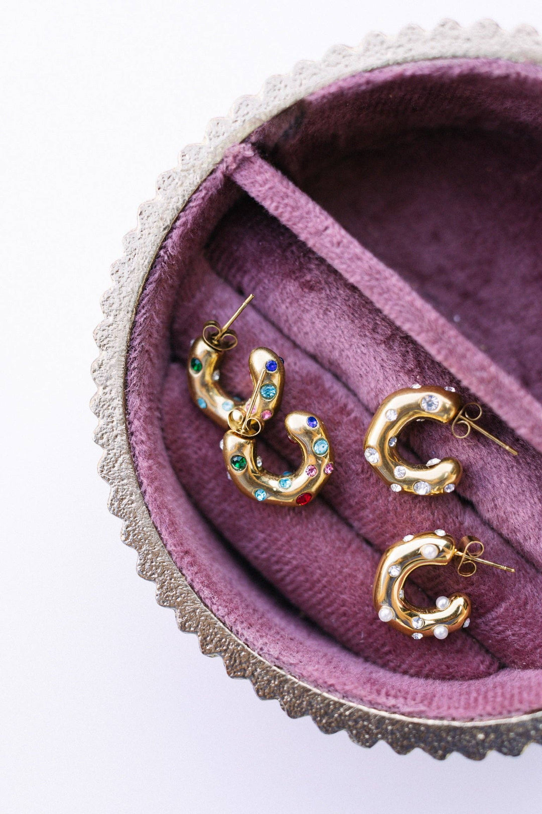 Accessories, Jewelry - Ebby Hoop Earrings - - Cultured Cloths Apparel