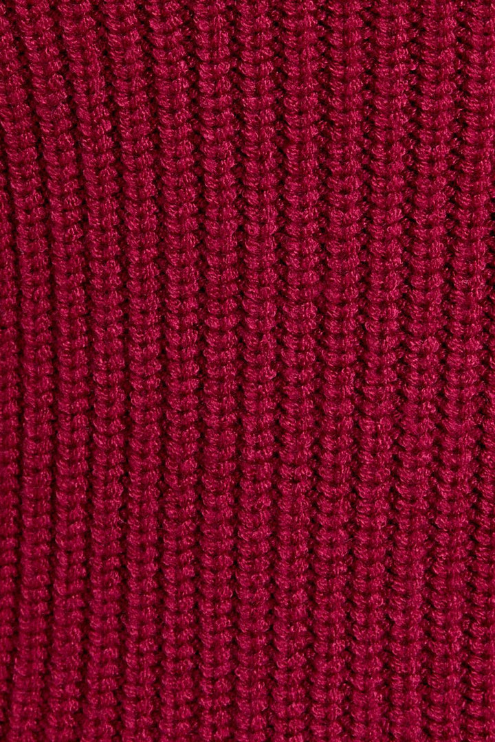 Women's Sweaters - ROUND NECK SWEATER WITH RIBBON BOW DETAIL ON THE SHOULDER - - Cultured Cloths Apparel