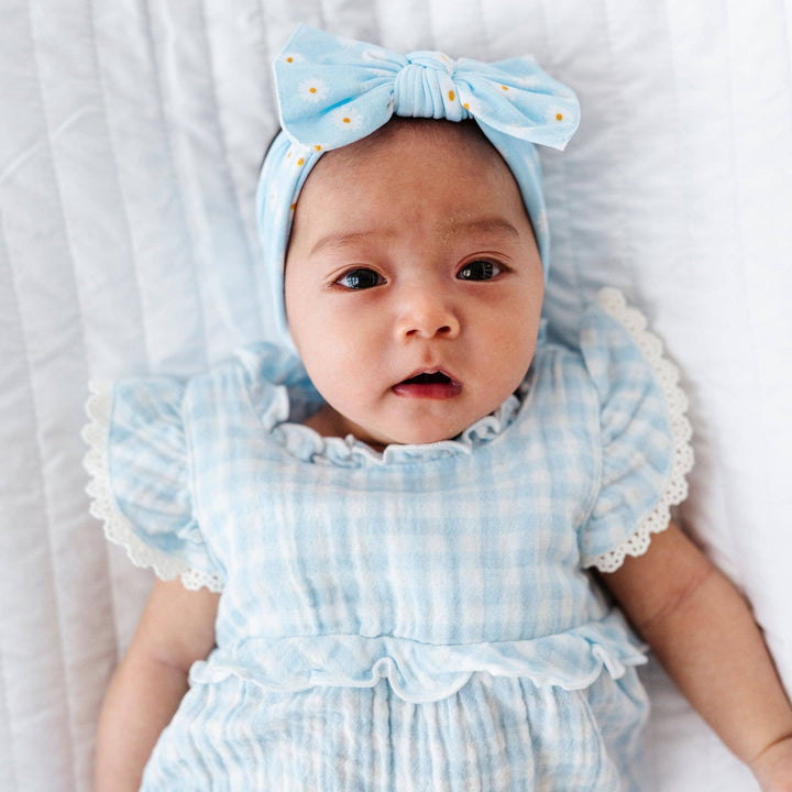 Accessories - Baby Bling® Printed Knot soft nylon headband - - Cultured Cloths Apparel