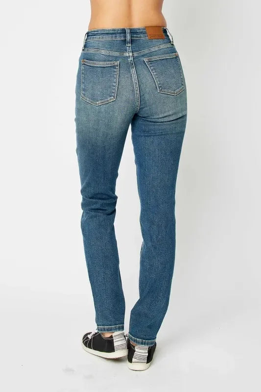 Denim - Judy Blue Full Size High Waist Skinny Jeans - - Cultured Cloths Apparel