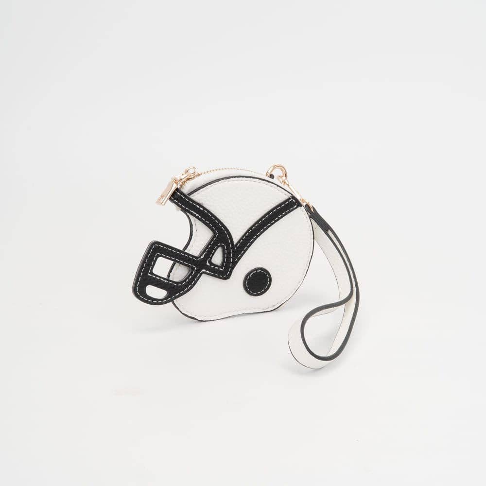 Football Helmet Coin Purse Wristlet