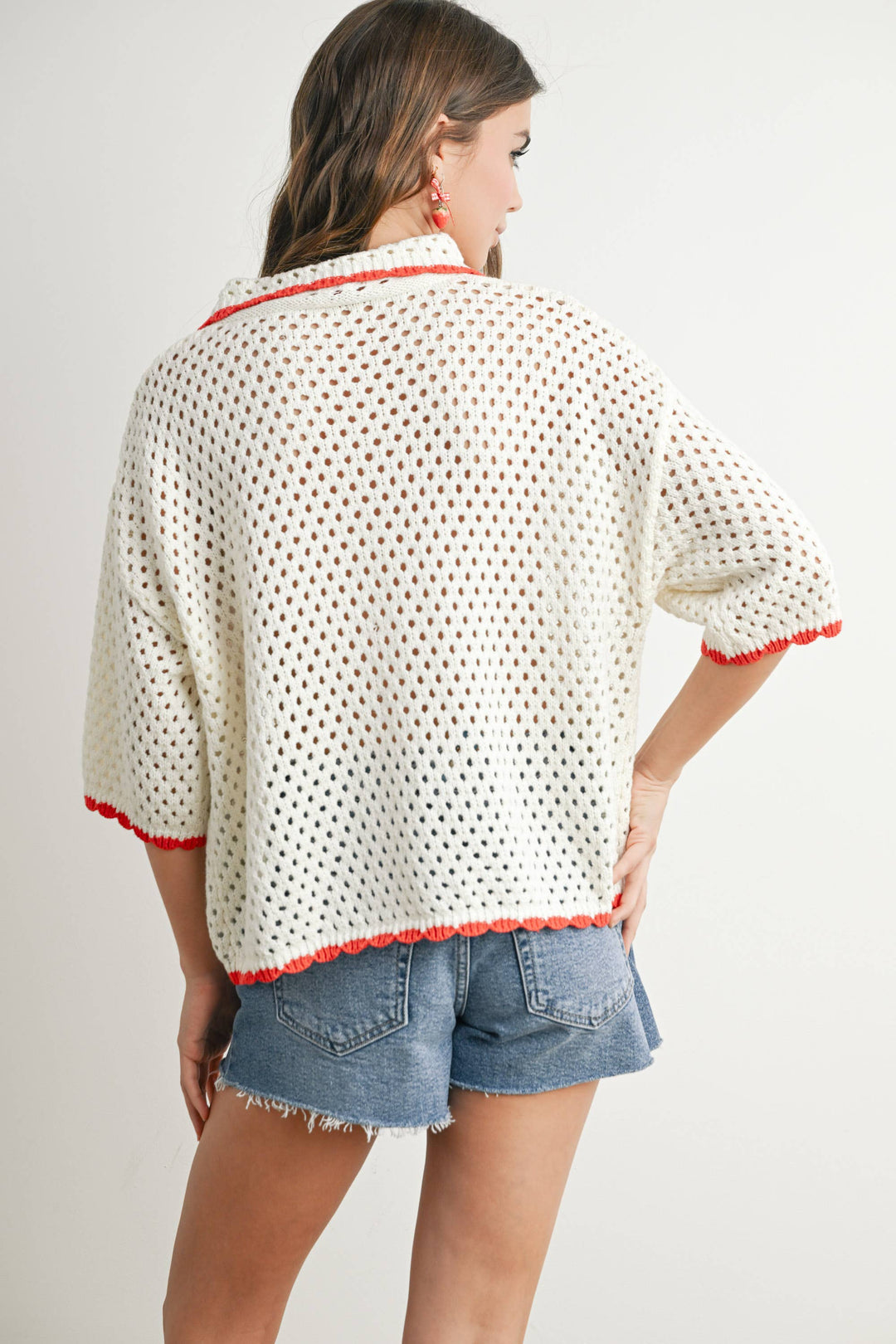 Urban Vibe Crochet Sweater Top