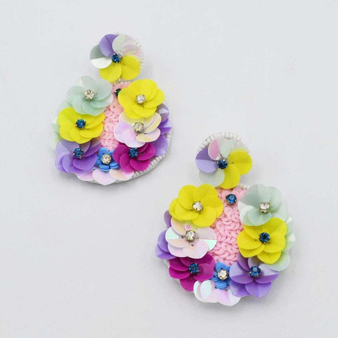 Accessories, Earrings - Spring Floral Earring - - Cultured Cloths Apparel