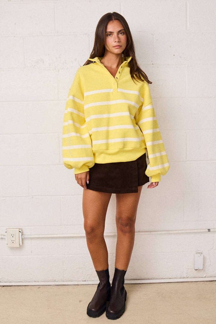 Addison Stripe Pullover
