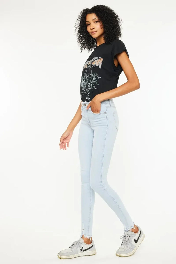 Denim - Kancan High Rise Super Skinny Jeans - - Cultured Cloths Apparel