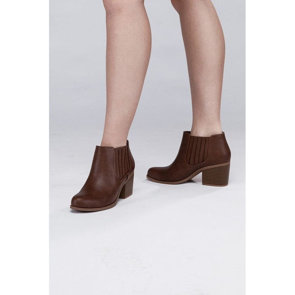 Shoes - VROOM Ankle Booties - DK TAN - Cultured Cloths Apparel