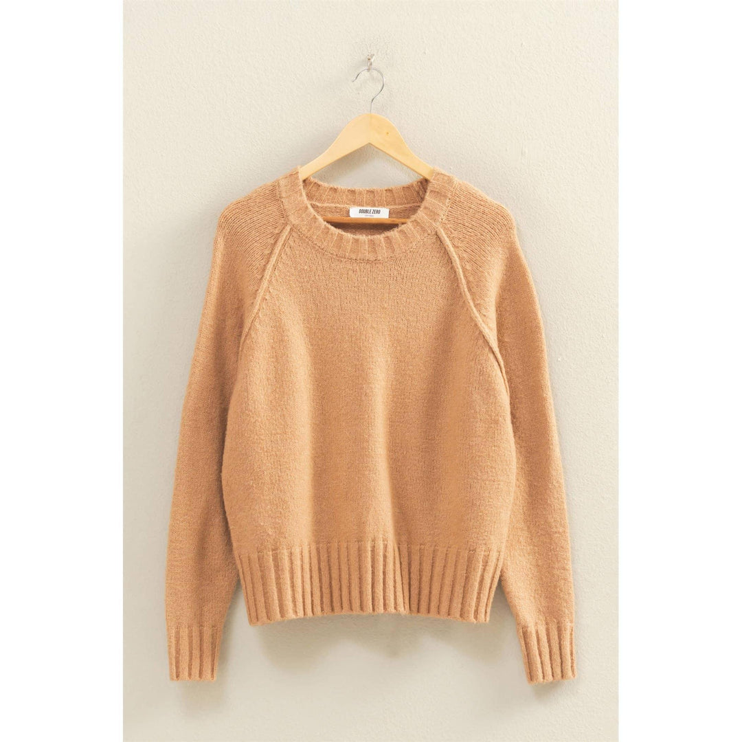 Women's Sweaters - Raglan Sleeve Crew Neck Sweater - - Cultured Cloths Apparel