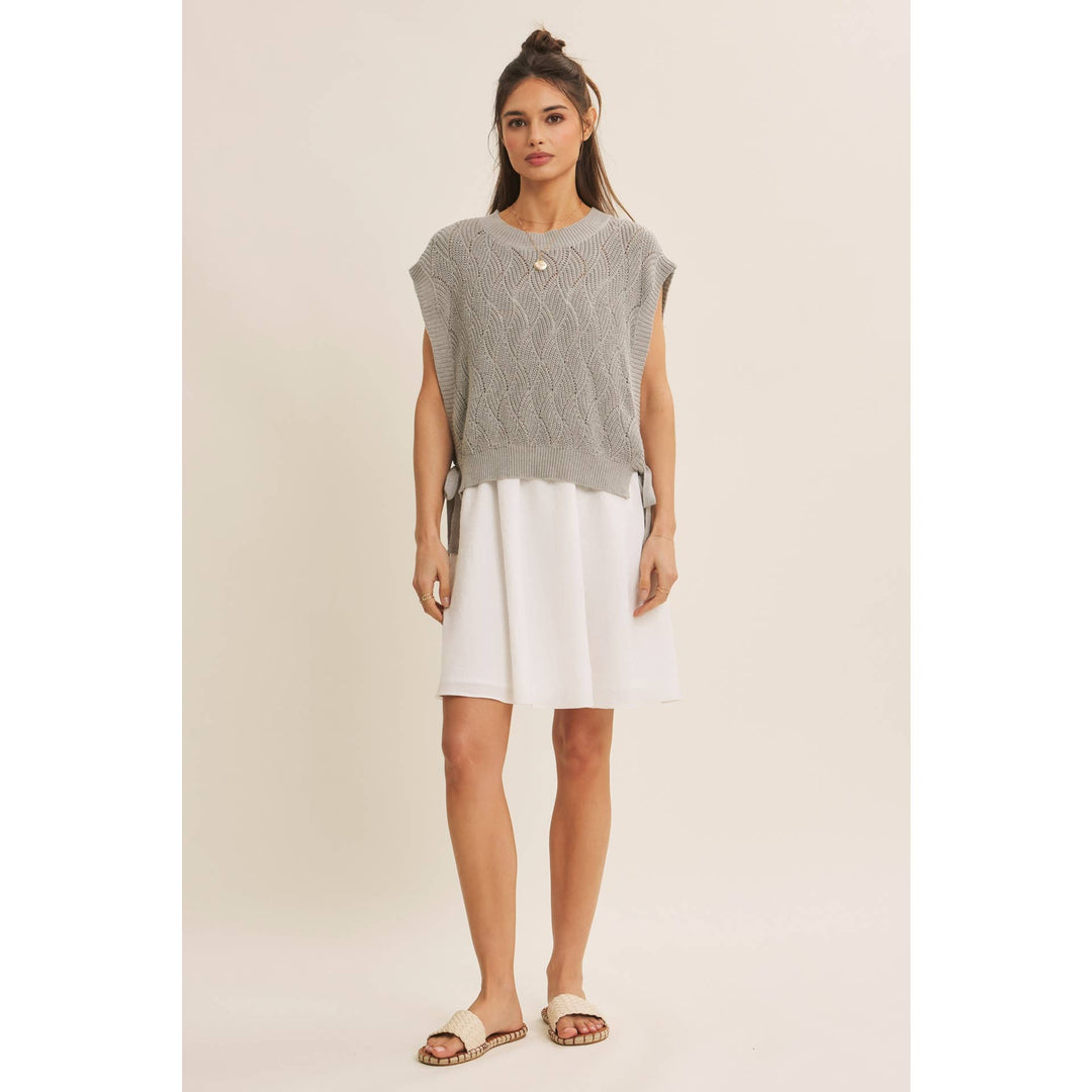 Dresses - MIX AND MATCH VALUE LAYERING SWEATER VEST AND CAMI DRESS SET - - Cultured Cloths Apparel