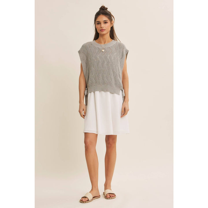 Dresses - MIX AND MATCH VALUE LAYERING SWEATER VEST AND CAMI DRESS SET - - Cultured Cloths Apparel