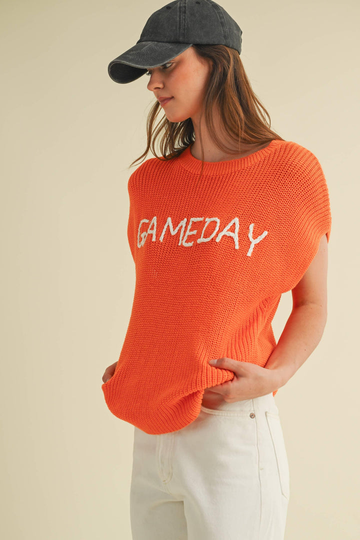Women's Short Sleeve - GAMEDAY SWEATER VEST - - Cultured Cloths Apparel