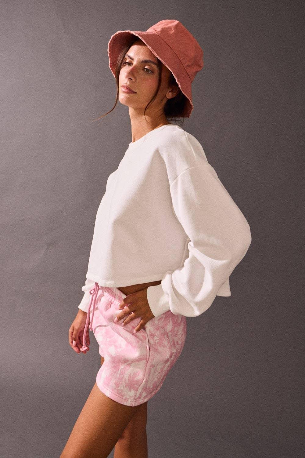 Women's Sweaters - Back Bow Long Sleeve Knit Sweater - - Cultured Cloths Apparel