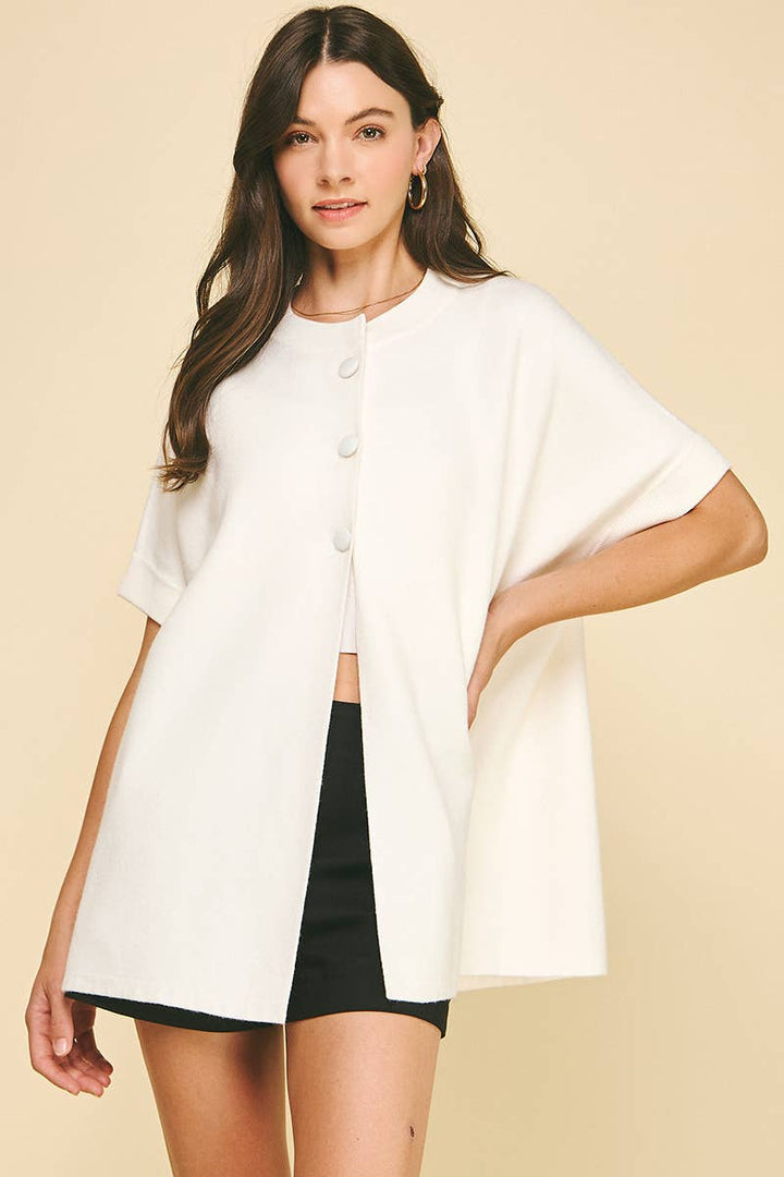 OPEN FRONT BUTTON DOWN