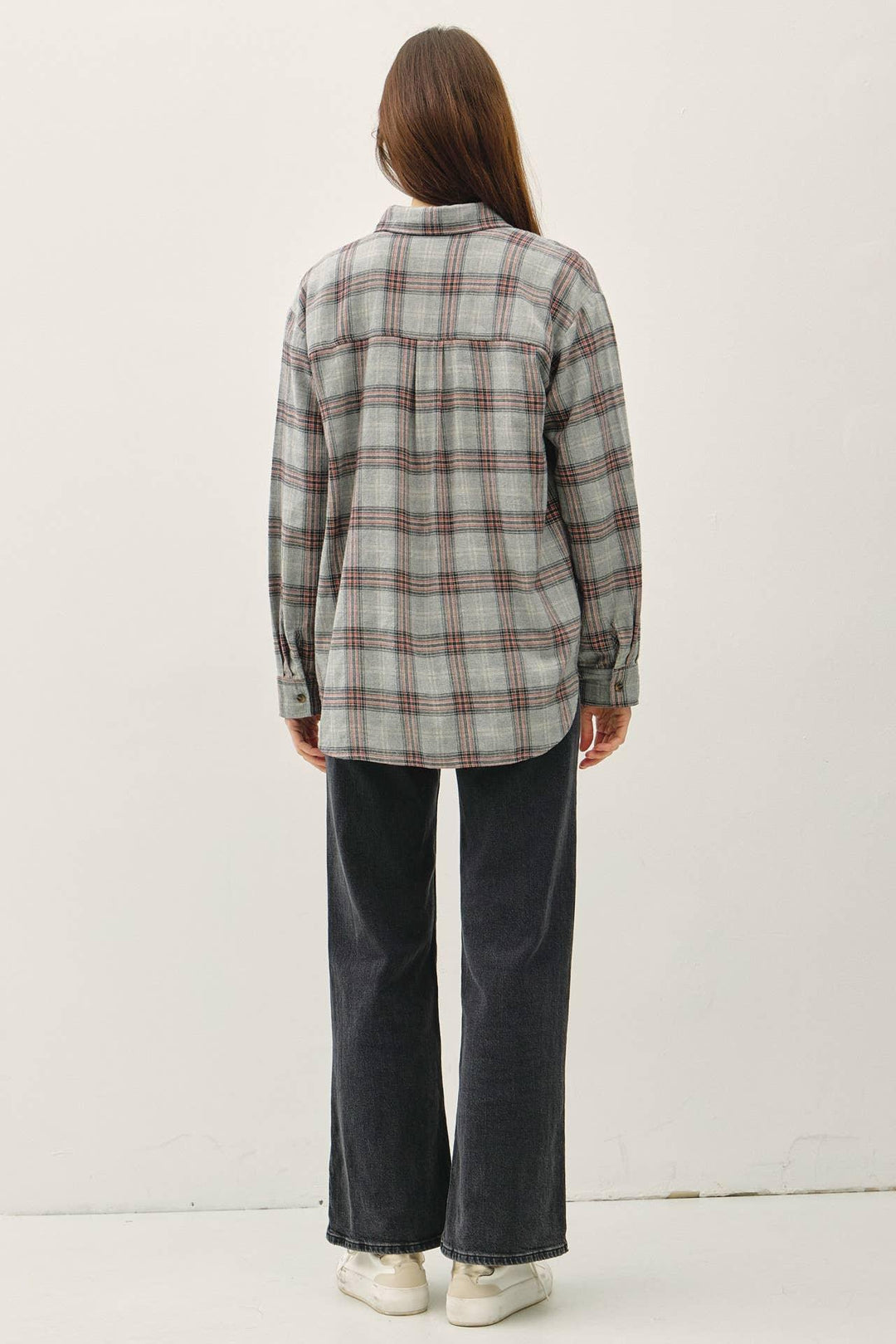 COTTON 100 CLASSIC SMALL PLAID SHIRT