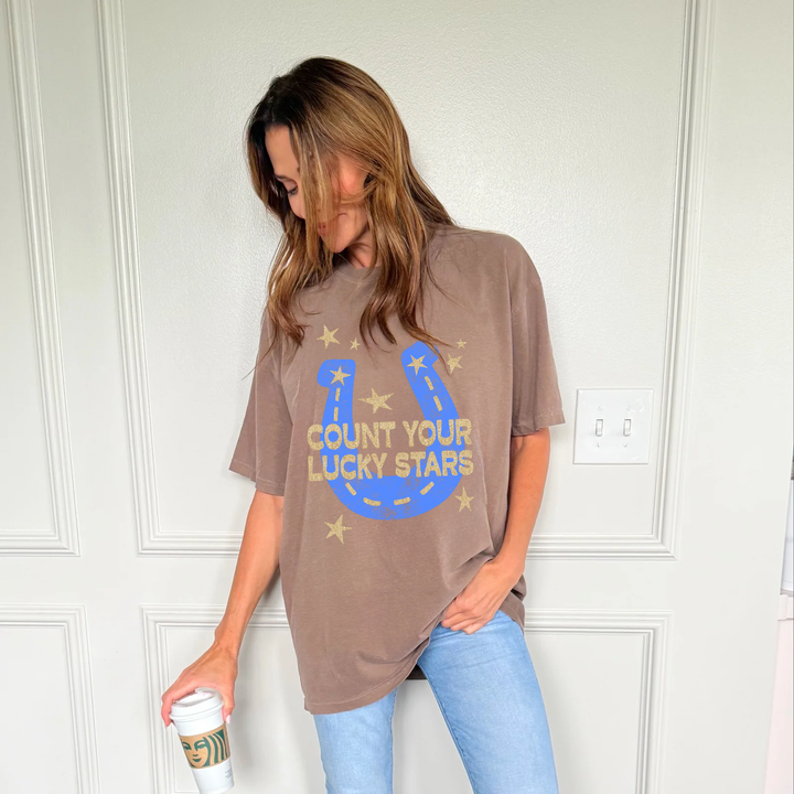 Graphic T-Shirts - Count Your Lucky Stars Tee - - Cultured Cloths Apparel