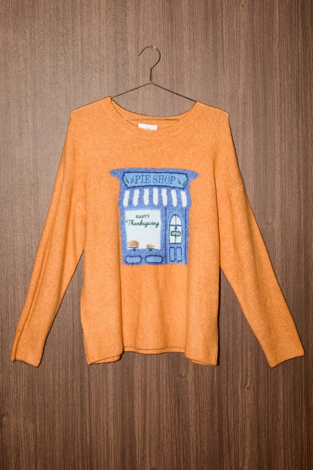 Pie Shop Thanksgiving Graphic Knit Sweater