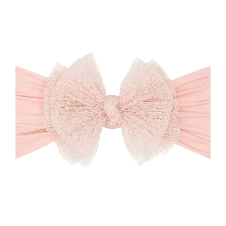 Accessories - Baby Bling® Tulle FAB® soft nylon headband with tulle bow - - Cultured Cloths Apparel