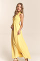 Women's Dresses - J.NNA Texture Crisscross Back Tie Smocked Maxi Dress -  - Cultured Cloths Apparel