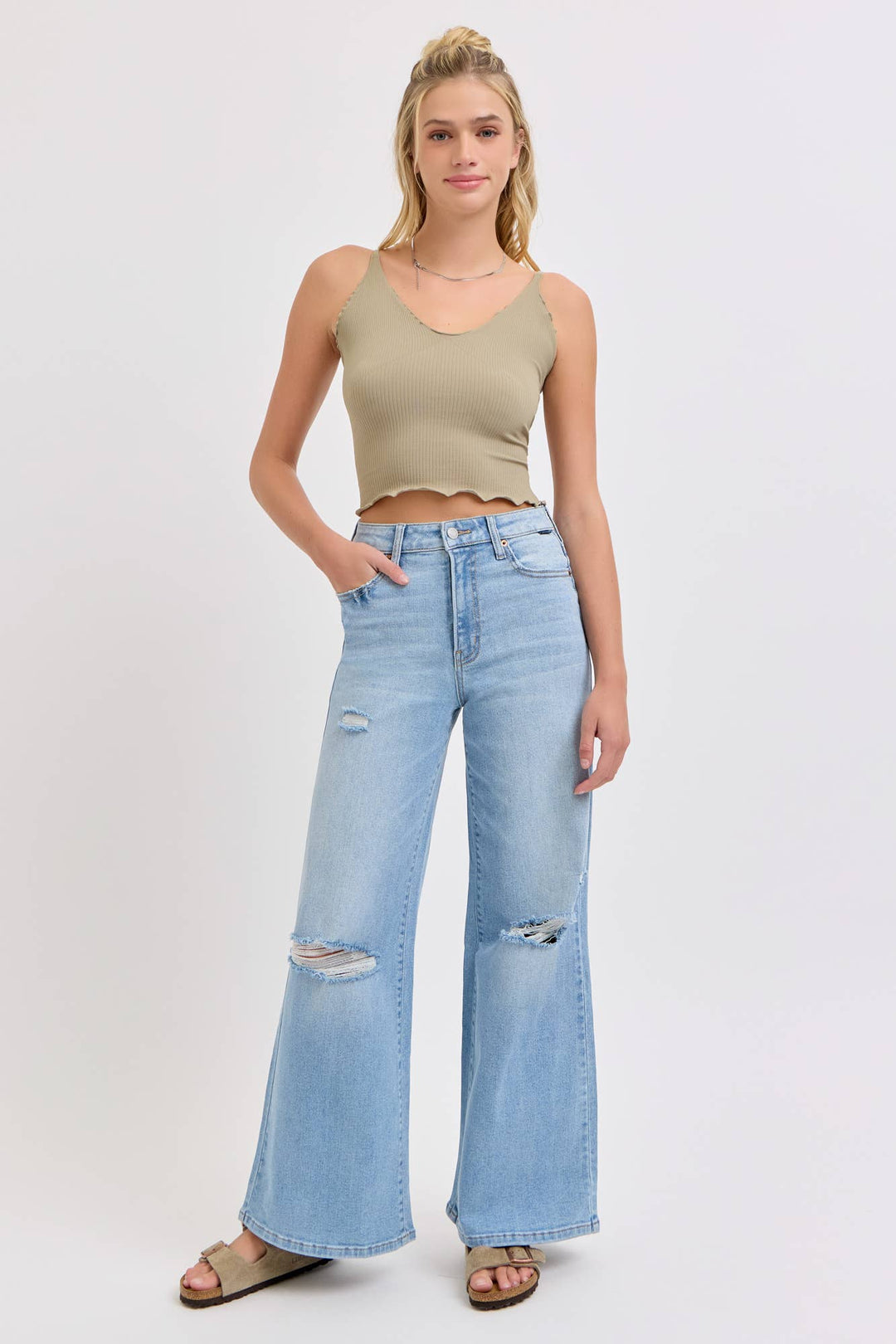 Light High Rise Wide Leg 31" Inseam