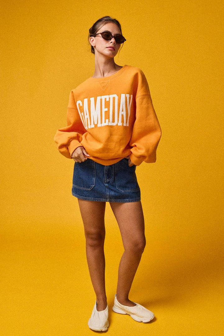 Graphic T-Shirts - Heather Gameday Sweatshirt - - Cultured Cloths Apparel