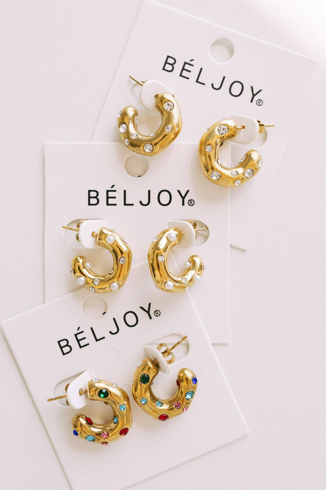 Accessories, Jewelry - Ebby Hoop Earrings - - Cultured Cloths Apparel