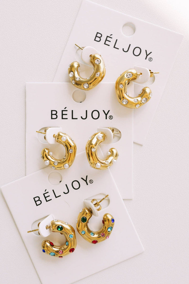 Accessories, Jewelry - Ebby Hoop Earrings - - Cultured Cloths Apparel