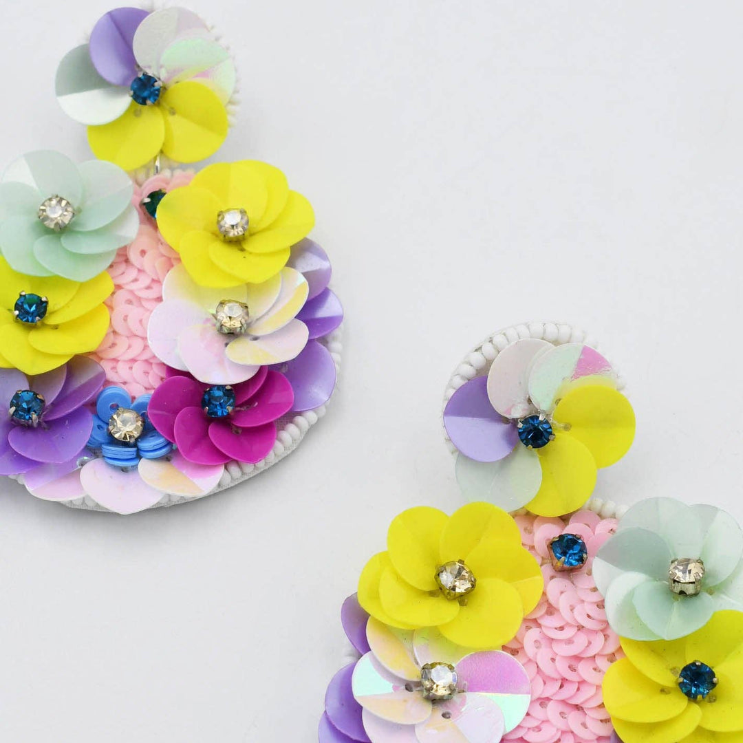 Accessories, Earrings - Spring Floral Earring - - Cultured Cloths Apparel