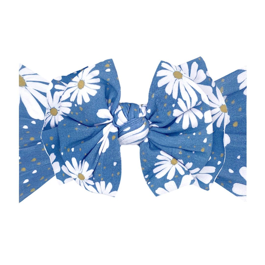 Accessories - Baby Bling® Printed FAB® soft nylon bow headband - - Cultured Cloths Apparel