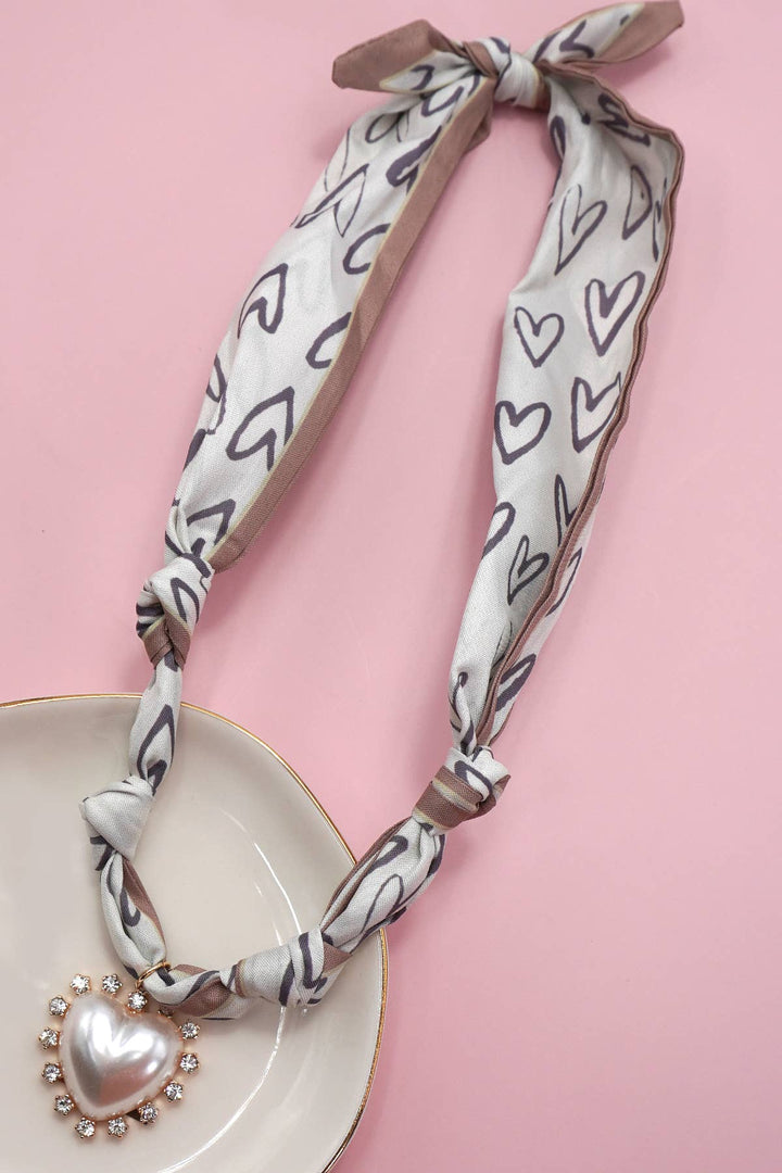 Accessories, Necklaces - HANDMADE SCARF CHARM NECKLACE | 80N91790 - - Cultured Cloths Apparel