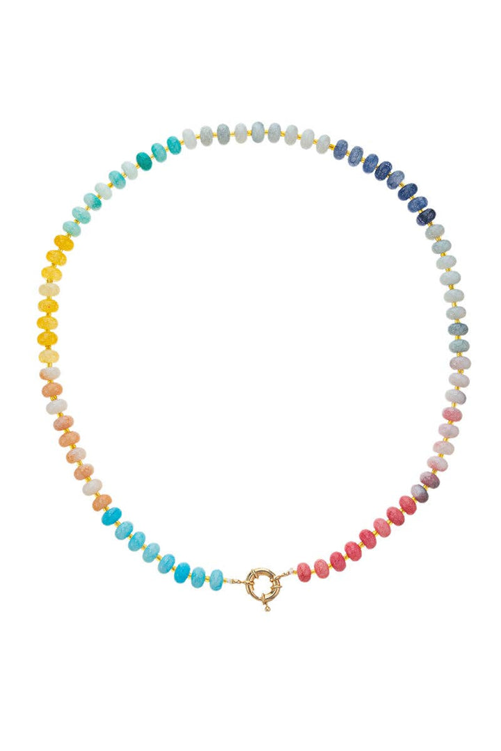 Accessories, Necklaces - Vibrant Beaded Necklace - 11 - Cultured Cloths Apparel