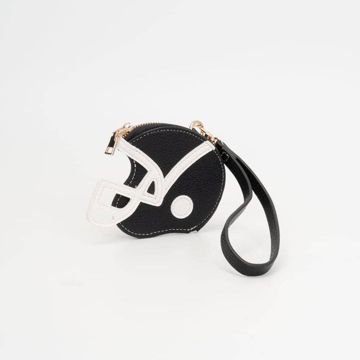 Football Helmet Coin Purse Wristlet