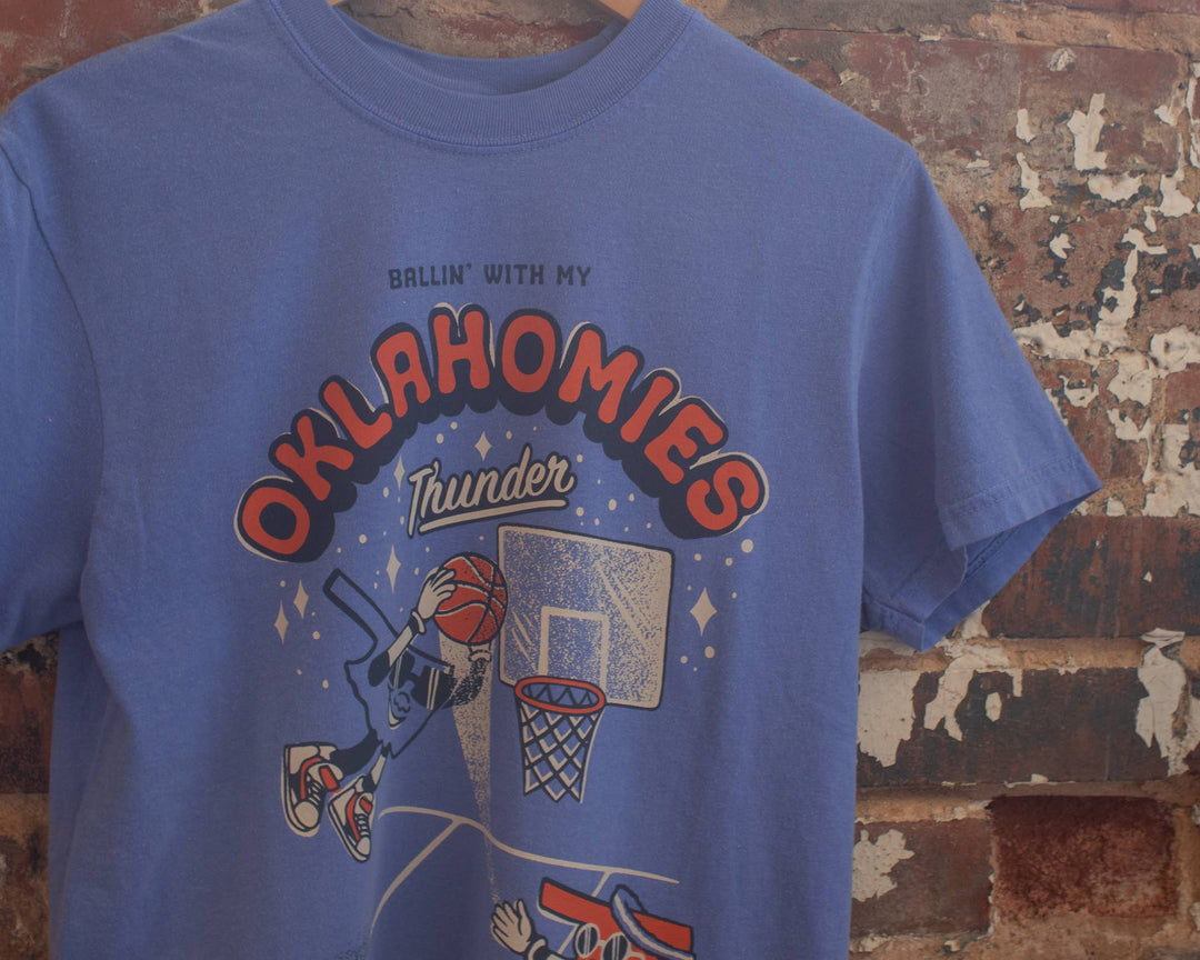 Graphic T-Shirts - Thunder Oklahomies Tee - Oklahoma City Thunder - - Cultured Cloths Apparel