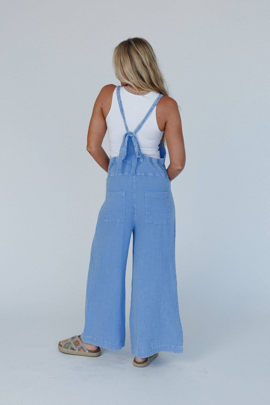 - Coast To Coast Jumpsuit - Blue - - Cultured Cloths Apparel