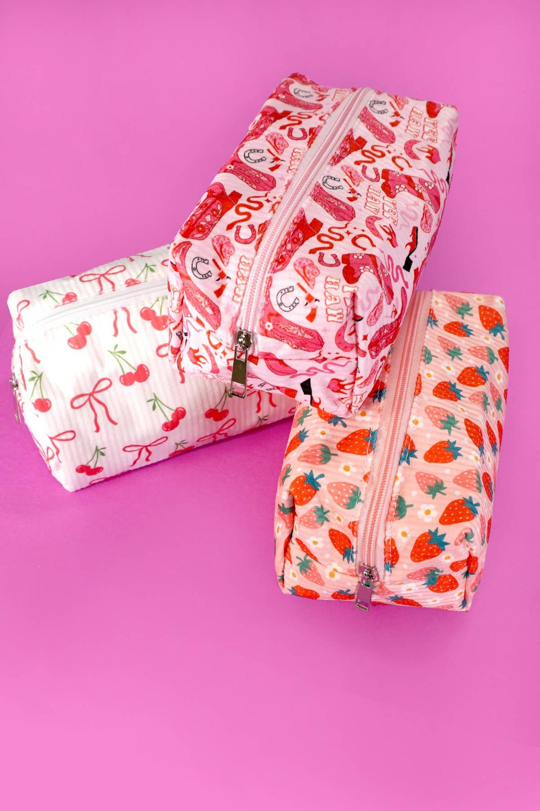 Accessories, Bags - MAKEUP COSMETIC POUCH BAG - - Cultured Cloths Apparel