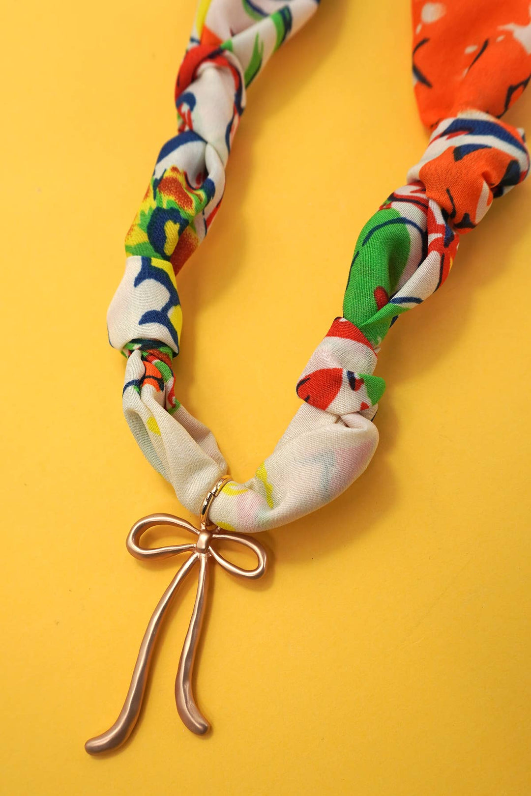 Accessories, Necklaces - HANDMADE SCARF CHARM NECKLACE | 80N91790 - - Cultured Cloths Apparel