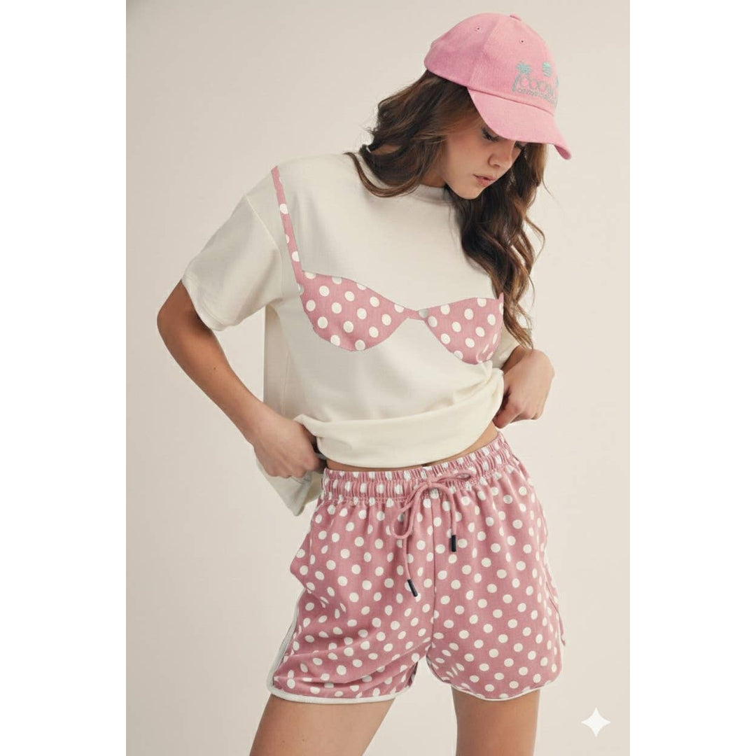- Daydream In Polka Dots Bikini Top - - Cultured Cloths Apparel